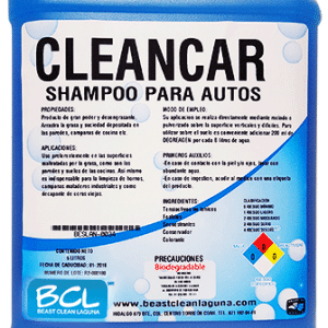 CLEANCAR SHAMPOO PARA AUTOS - TECSOM