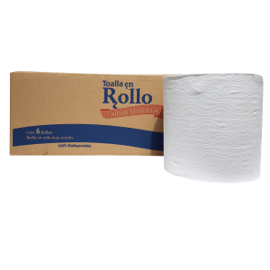TOALLA EN ROLLO BLANCA - TECSOM